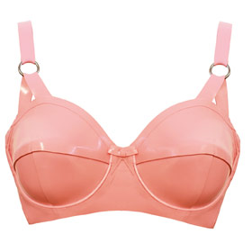 Atsuko Kudo Latex 50’s Cup Bra in Supatex Pink