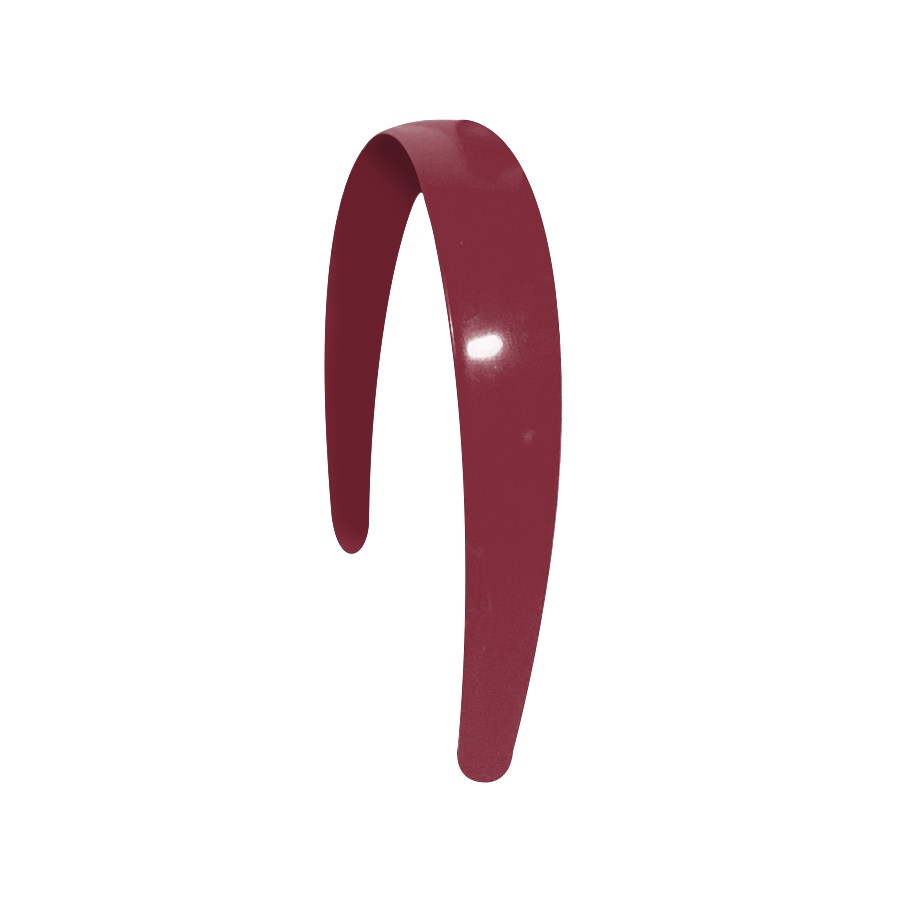Atsuko Kudo Latex Alice Band in Supatex Plum