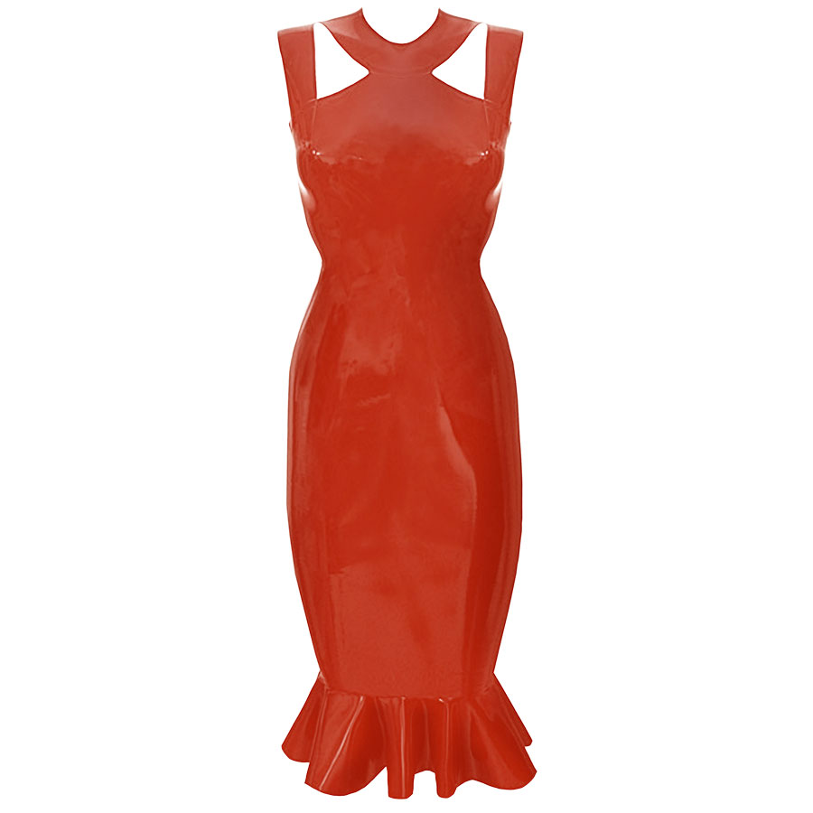 Atsuko Kudo Latex  in Red