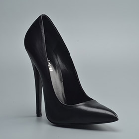 Atsuko Kudo Latex Handmade Italian Altamamma Shoes in Black Matt Leather