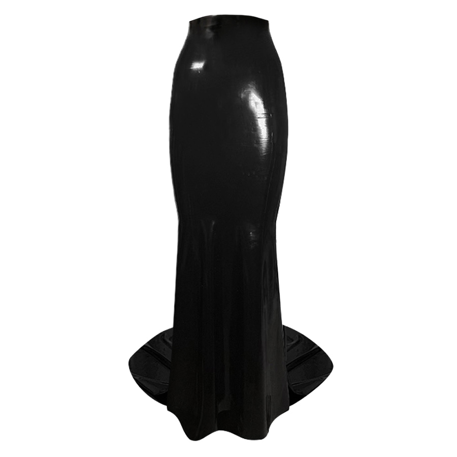 Atsuko Kudo Latex ベルスカート in 