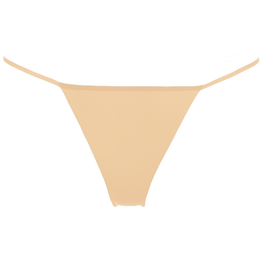 Atsuko Kudo Latex Cherry G String in Supatex Semi-Transparent Peach