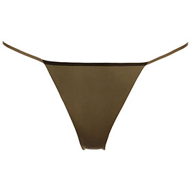 Atsuko Kudo Latex Cherry G String in Radical Semi-Trans Smoky Black