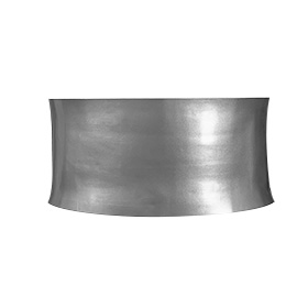 Atsuko Kudo Latex Cincher Belt in pearlsheen silver