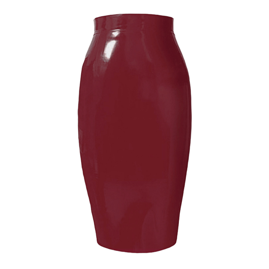 Atsuko Kudo Latex クリスタル ペンシルスカート in 