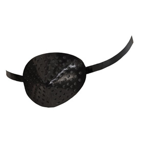 Atsuko Kudo Latex Eye Patch in Supatex Black