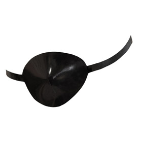 Atsuko Kudo Latex Eye Patch in Supatex Black