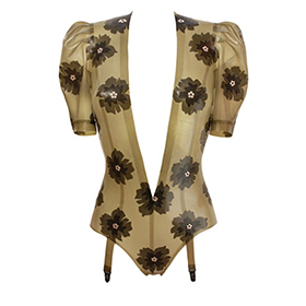 Atsuko Kudo Latex Jessica Body in Semi-Trans Cloud Grey