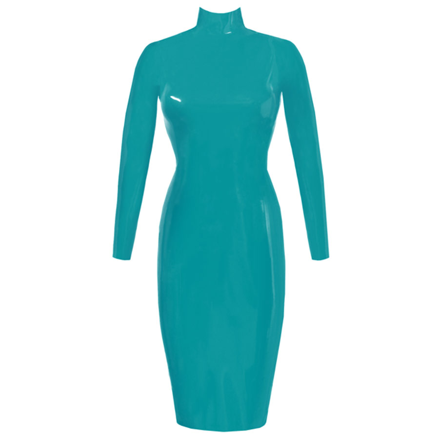 Atsuko Kudo Latex  in vibrant turquoise