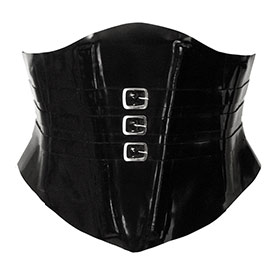 Atsuko Kudo Latex Juliet Waspie in Supatex Black