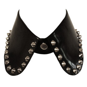 Atsuko Kudo Latex Kitty Collar in Supatex Black