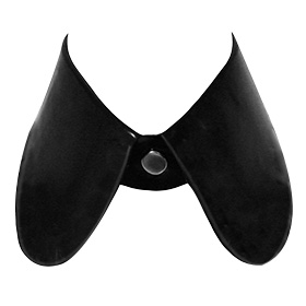 Atsuko Kudo Latex Kitty Collar in Supatex Black