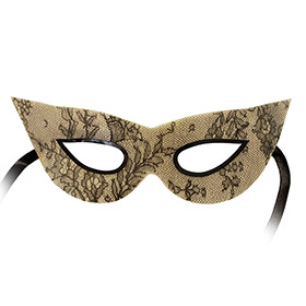 Atsuko Kudo Latex Ladies Mask in Semi-Trans CloudLace