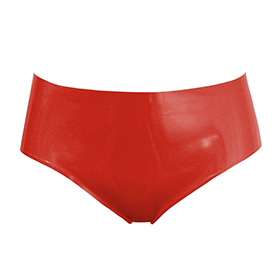 Atsuko Kudo Latex Lady P Briefs in Supatex Red