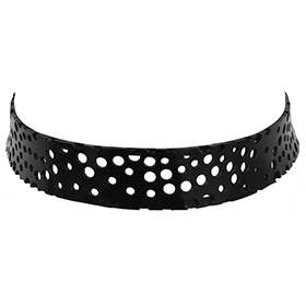 Atsuko Kudo Latex Line Choker in Black