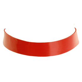 Atsuko Kudo Latex Line Choker in Supatex Red