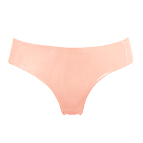 Atsuko Kudo Latex Lady P Low Cut G String in Supatex Baby Pink