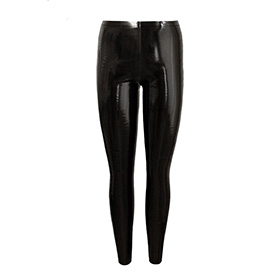 Atsuko Kudo Latex Low Cut Leggings in Supatex Black