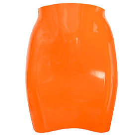 Atsuko Kudo Latex Mini Skirt in Supatex Orange
