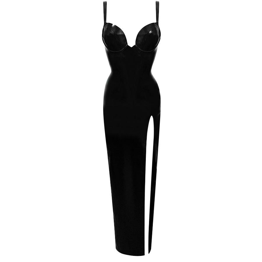 Atsuko Kudo Latex Miss T Evening Dress