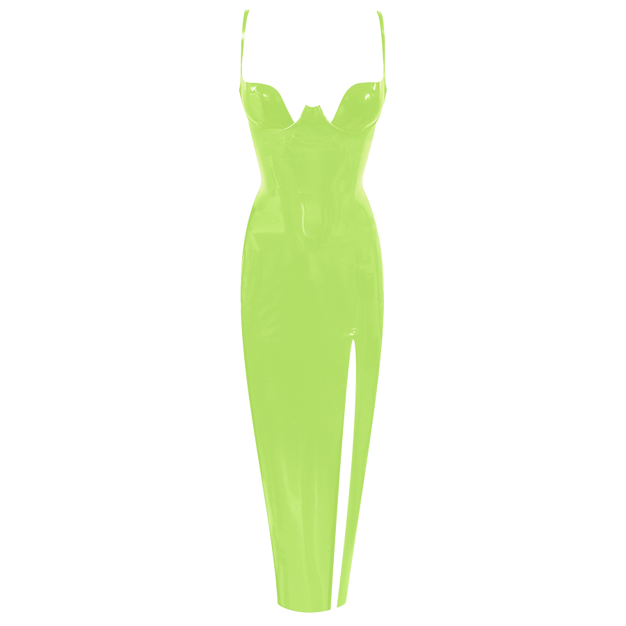 Atsuko Kudo Latex パリスカップ イブニングドレス in 
