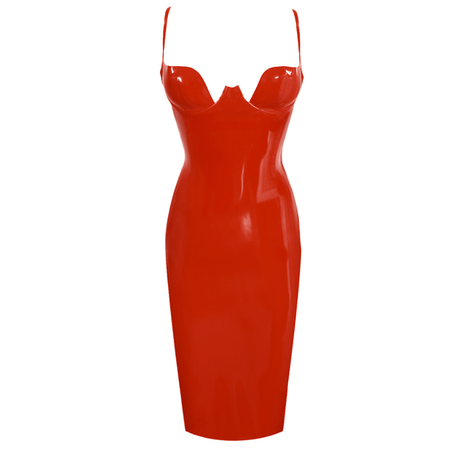 Atsuko Kudo Latex  in Red