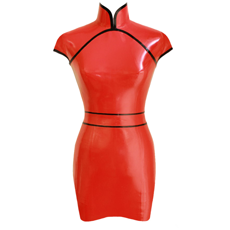 Atsuko Kudo Latex  in Red / Black