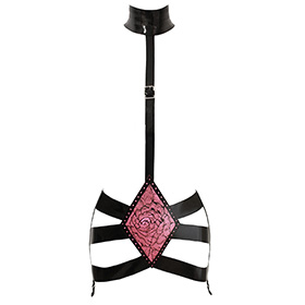 Atsuko Kudo Latex Restricted Girdle Harness in Supatex Black