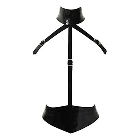 Atsuko Kudo Latex Restricted Playsuit in Supatex Black