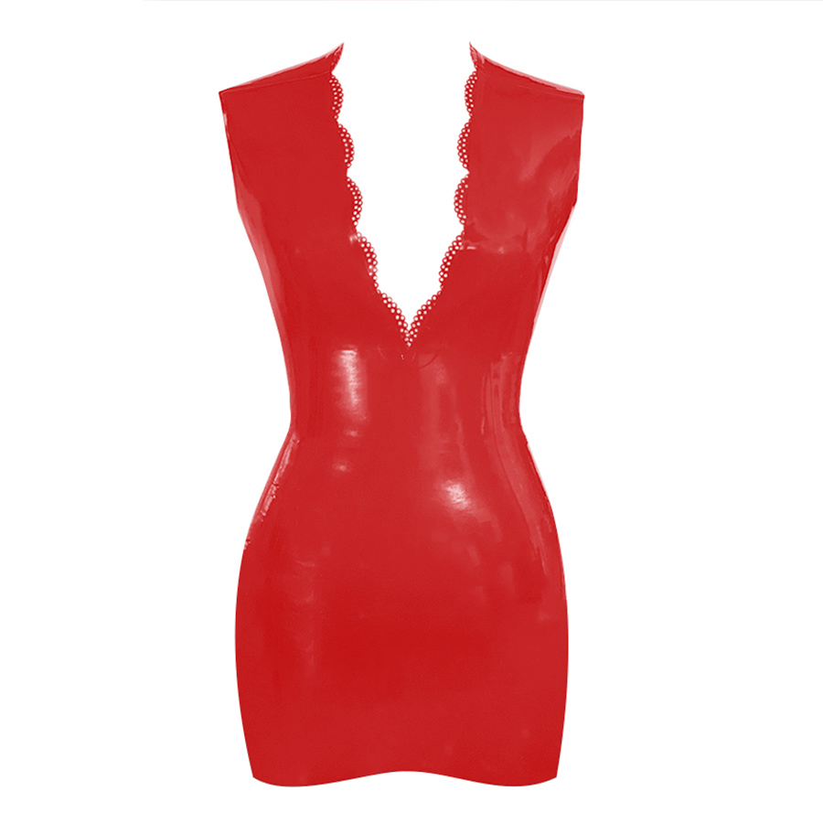 Atsuko Kudo Latex  in Red