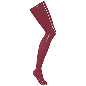 Atsuko Kudo Latex Stockings hold up tabs in Supatex Plum
