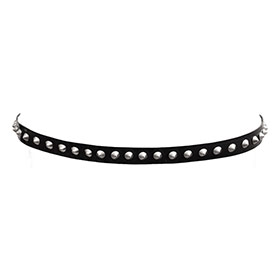 Atsuko Kudo Latex Studded Belt in Supatex Black