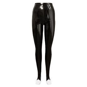 Atsuko Kudo Latex Leggings in Supatex Black